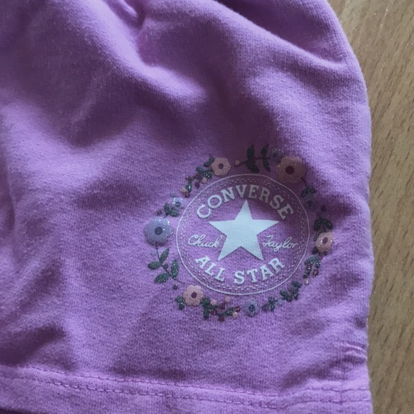 Converse Comfy Lavender Shorts Size 4T - Picture 2 of 8